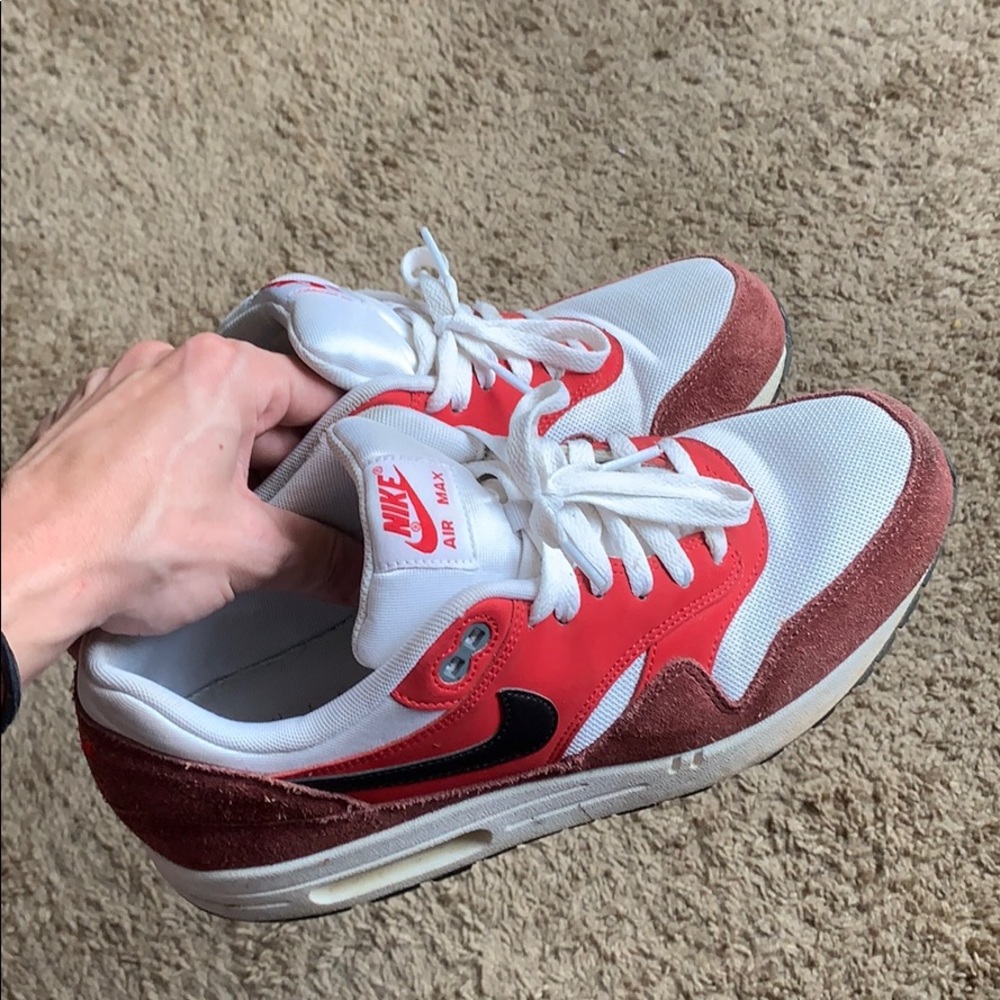Nike Air Max 1 suede shoes